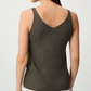 Joseph Ribkoff Metallic Knitted Camisole with Rhinestones