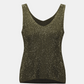 Joseph Ribkoff Metallic Knitted Camisole with Rhinestones