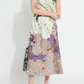 LYSSE Flora Mock Neck Bias Cut Midi Dress