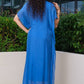 Helen Silk Kaftan Long Dress (DSS204)