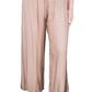 TINA Stephens Italy/Tees By Tina - Mercedes Foldover Waist Silk Pant (PL203): 040 Medium Gray / One Size