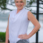 Sarita Silk Drape Neck Top (BT212)