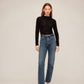 Khami Velvet Burnout Shirred Top