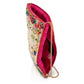 Mary Frances Accessories - Meadow Ditsy Floral Multi Color Beaded Crossbody Phone Bag