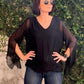 Tiffany Silk Butterfly Bottom Open Wrist (BLS218)