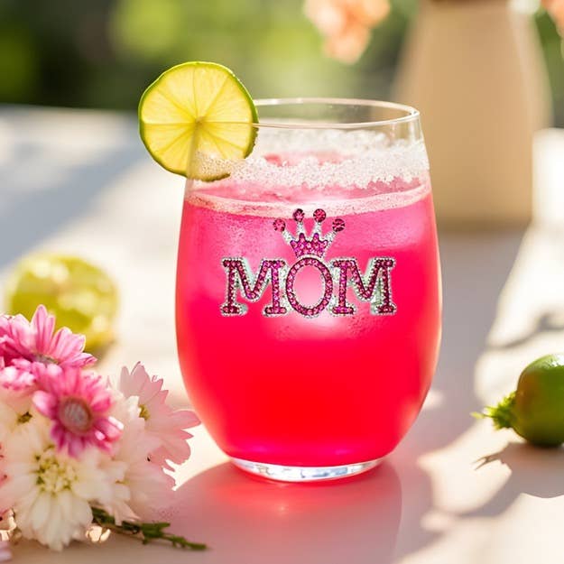 The Queens' Jewels® - Mom Stemless Wine Glass