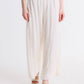 TINA Stephens Italy/Tees By Tina - Mercedes Foldover Waist Silk Pant (PL203): 040 Medium Gray / One Size