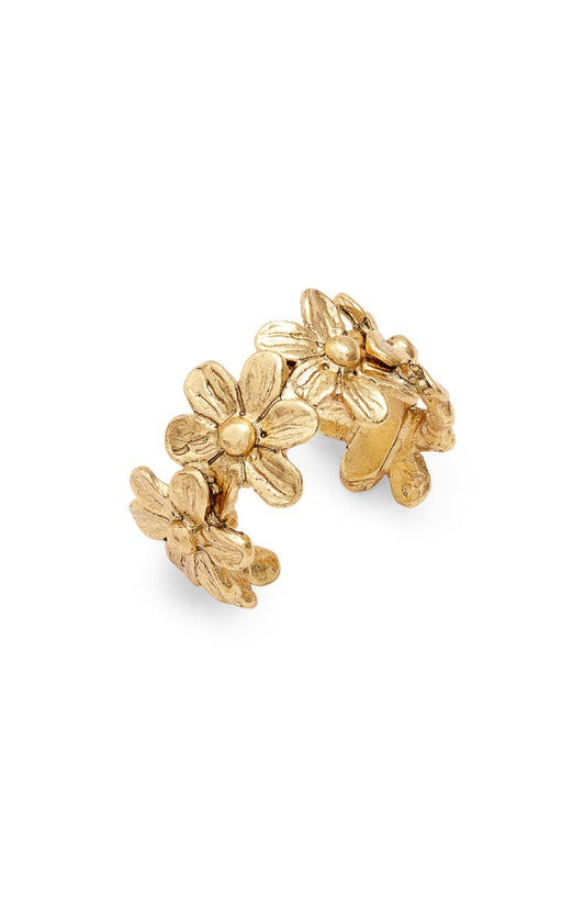 KARINE SULTAN - Flower Ring - 24K Gold Plated