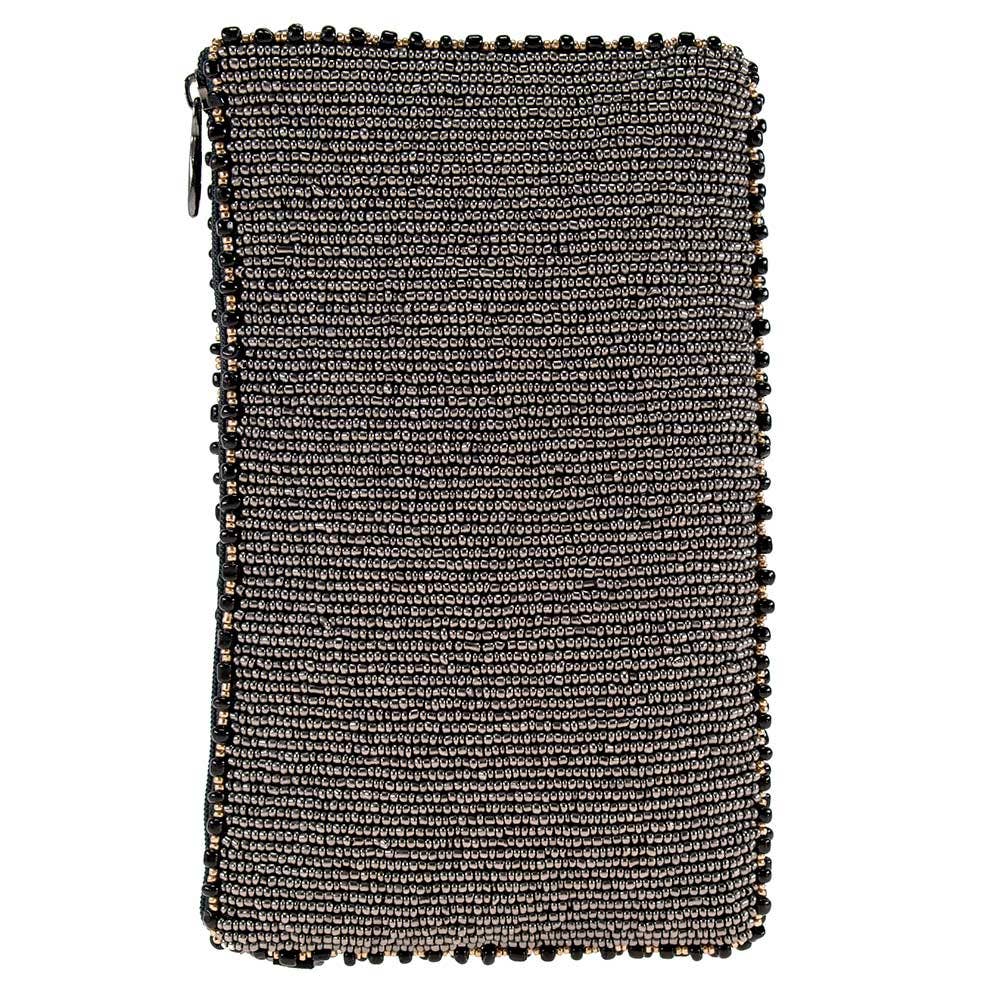 Mary Frances Accessories - Bee Awesome Beaded Bumble Bees Crossbody Phone Bag