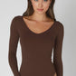 NIKIBIKI Jersey V Neck LS Bodysuit