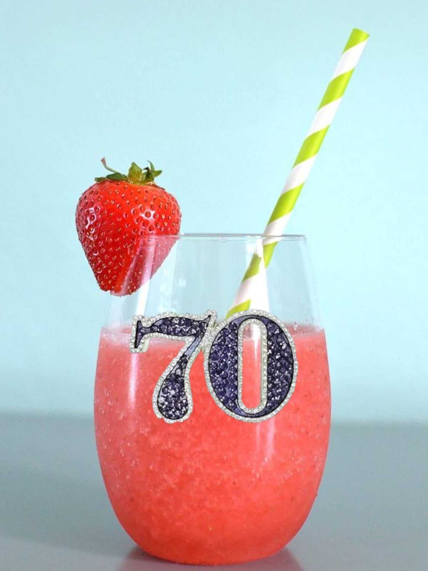 The Queens' Jewels® - 70th Birthday Stemless Wine Glass