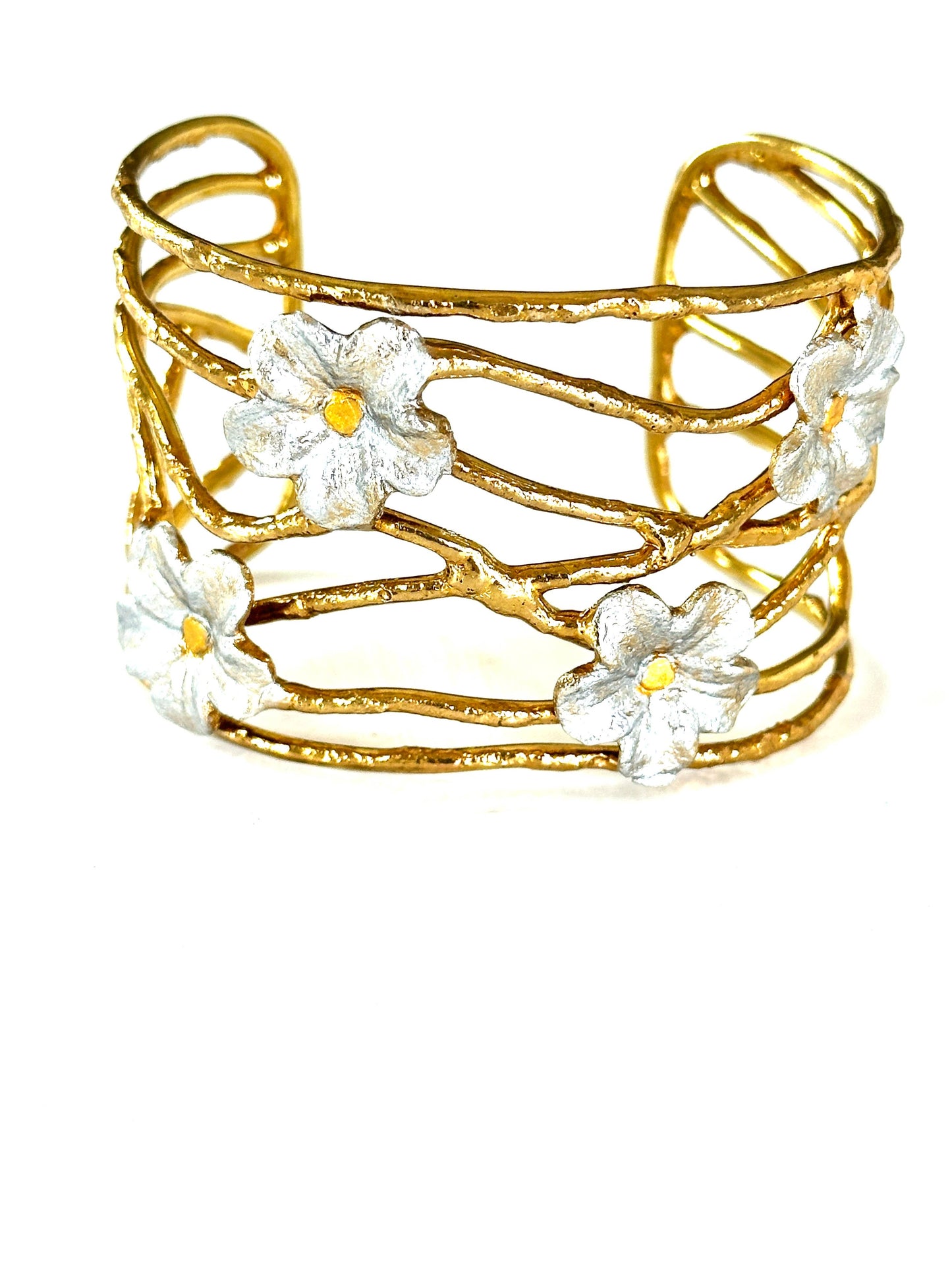 CV Designs - Large flower cuff-cvbfl-Best Seller
