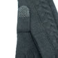 Cashmere Tech gloves with cables
