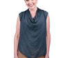Sarita Silk Drape Neck Top (BT212)