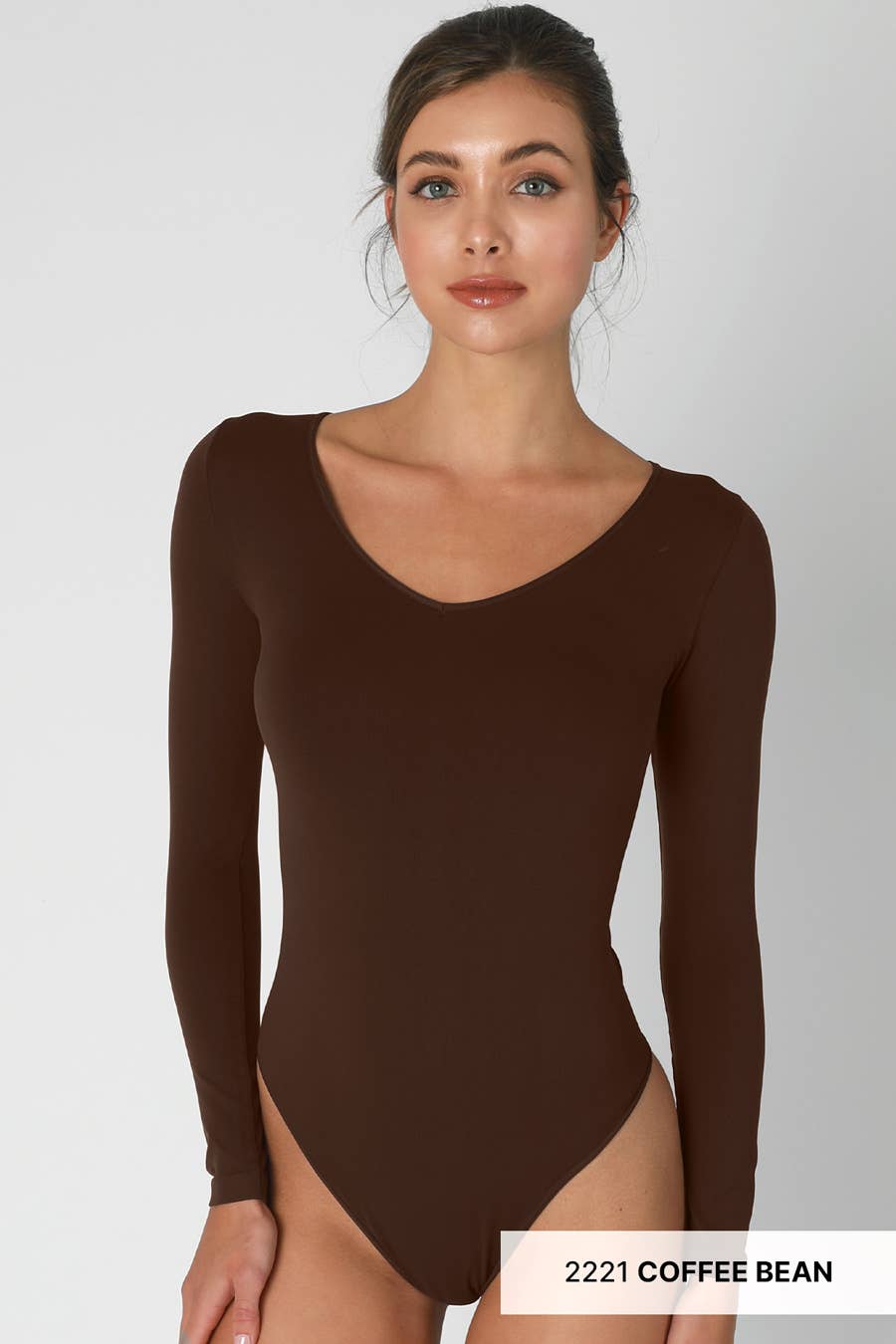 NIKIBIKI Jersey V Neck LS Bodysuit
