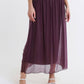 TINA Stephens Italy/Tees By Tina - Brenda Silk Foldover Waist Skirt (SL204)