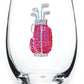 The Queens' Jewels® - Golf Bag Jeweled Stemless Wine Glass