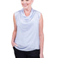 Sarita Silk Drape Neck Top (BT212)