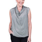 Sarita Silk Drape Neck Top (BT212)