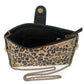 Mary Francis Untamed Beaded Animal Print Crossbody Handbag