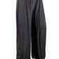 TINA Stephens Italy/Tees By Tina - Mercedes Foldover Waist Silk Pant (PL203): 040 Medium Gray / One Size