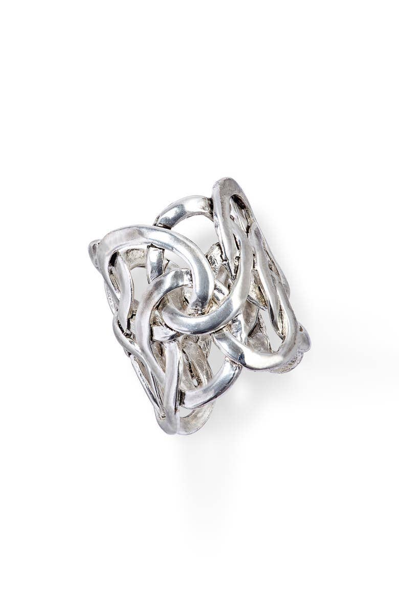 KARINE SULTAN - Stylish Overlap Ring - 24K Gold Plated