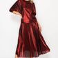 Jinna Stretch Shimmering Pleated Skirt