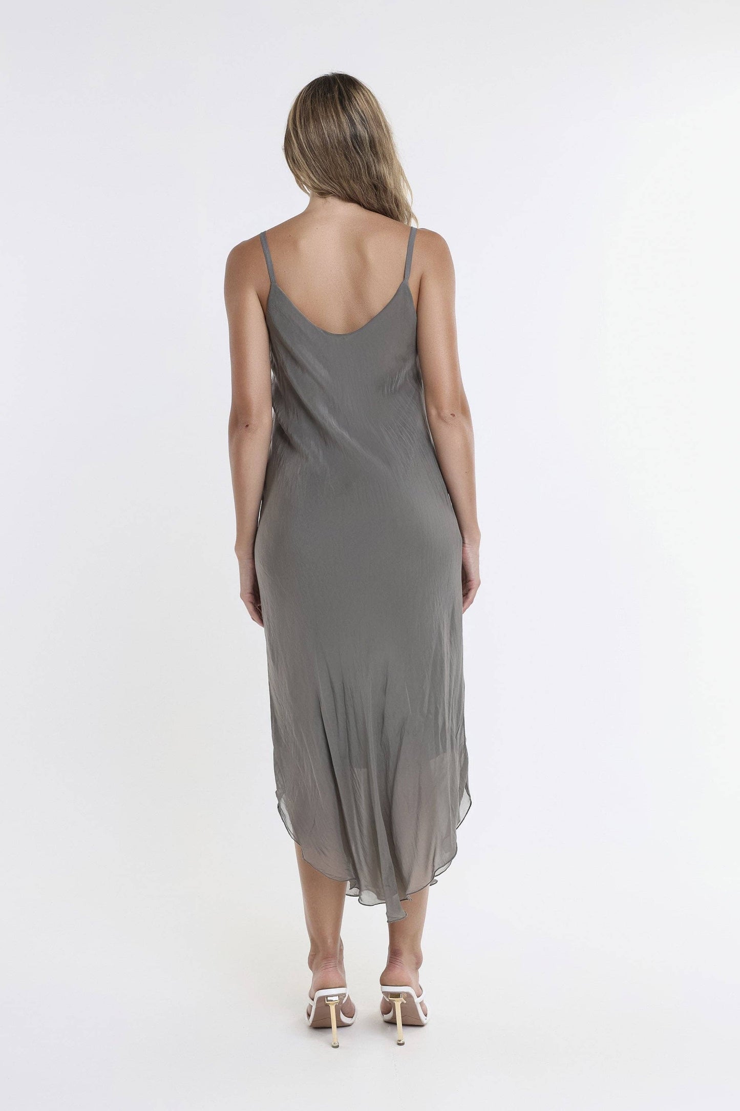 Rachel Silk Midi Dress (DT224)