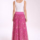 TINA Stephens Italy/Tees By Tina - Sable Garden Silk Skirt (SL202G)
