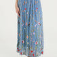 TINA Stephens Italy/Tees By Tina - Sable Garden Silk Skirt (SL202G)