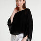 TINA Stephens Italy/Tees By Tina - Sofita 3/4 Sleeve Cropped Silk Kaftan (BQ200)
