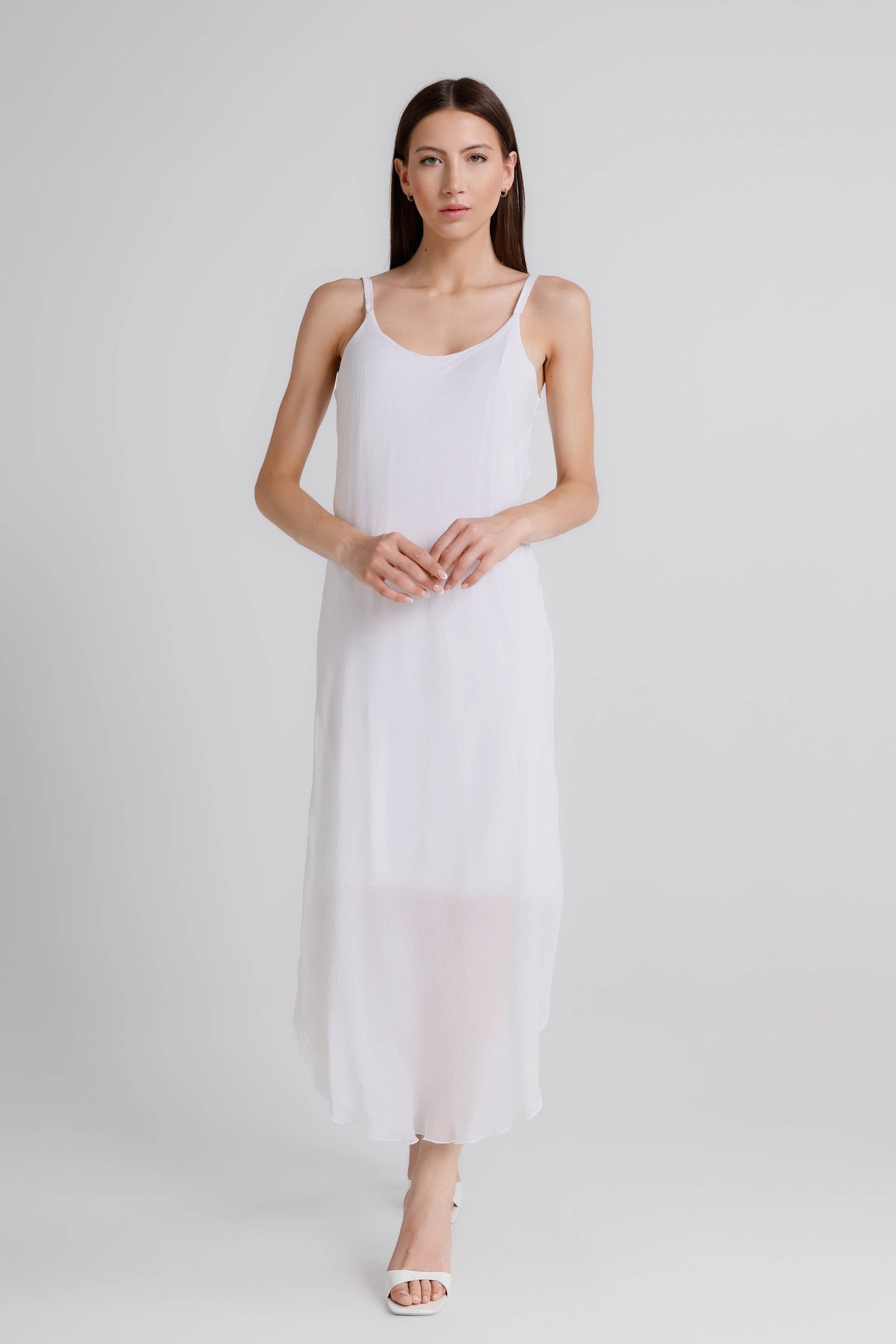Rachel Silk Midi Dress (DT224)