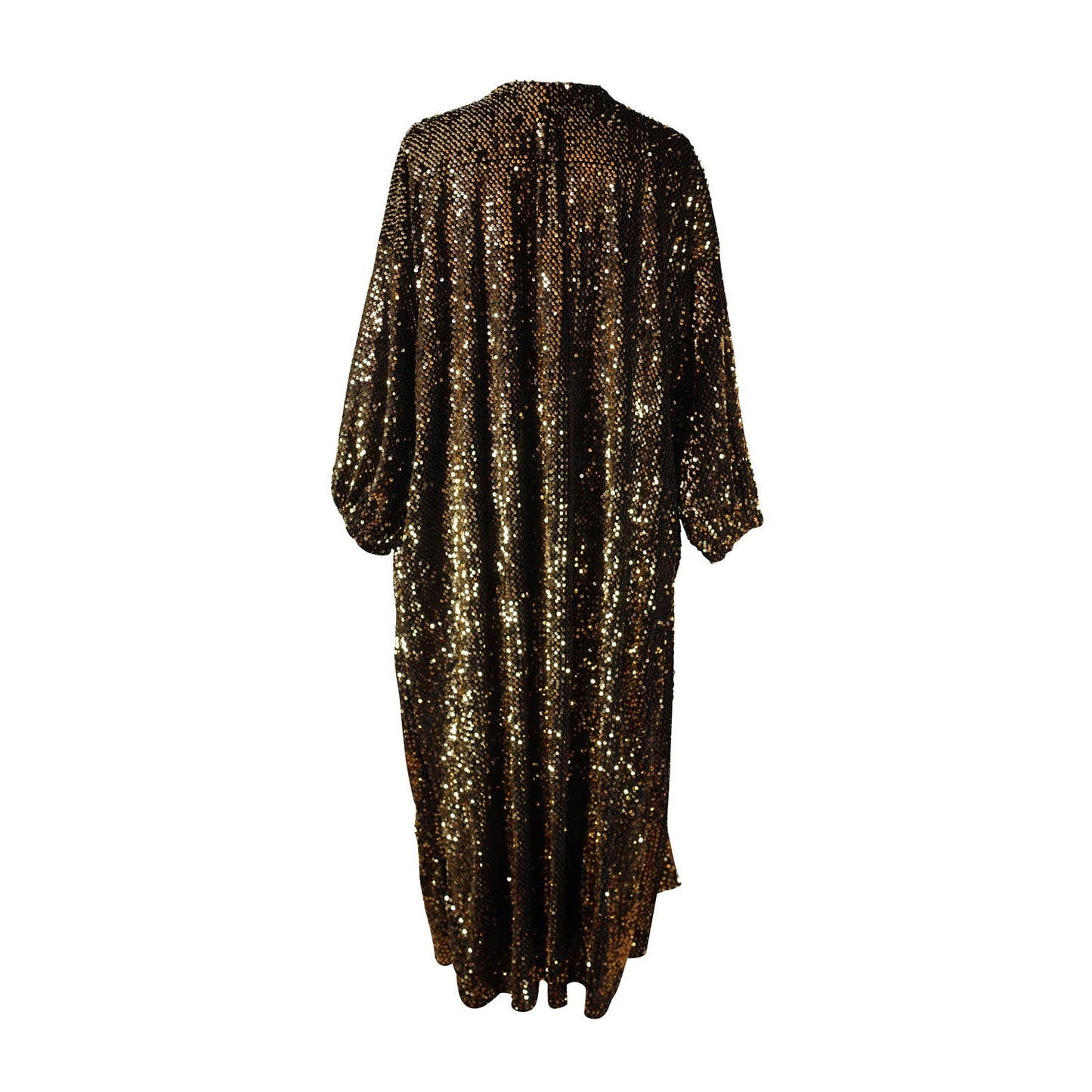 Jennafer Grace Gold Sequin Cocoon Jacket