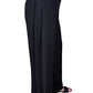TINA Stephens Italy/Tees By Tina - Mercedes Foldover Waist Silk Pant (PL203): 040 Medium Gray / One Size