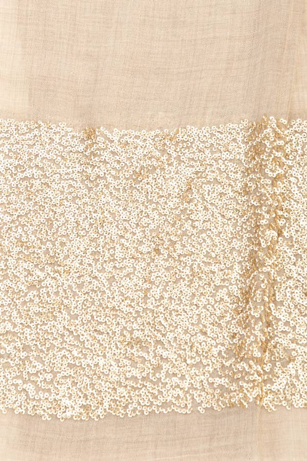 SAACHI - Sequins Wool Scarf