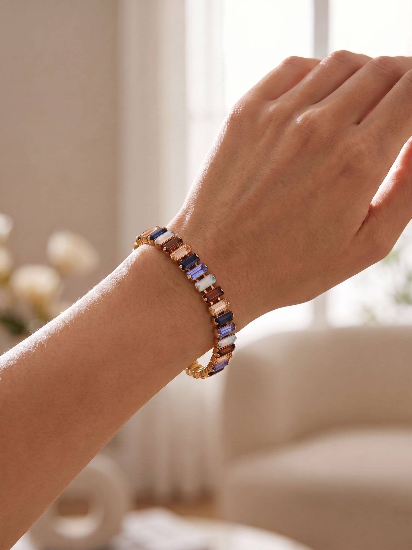 Sorrelli - Bianca Tennis Bracelet - BFY55BGDNM