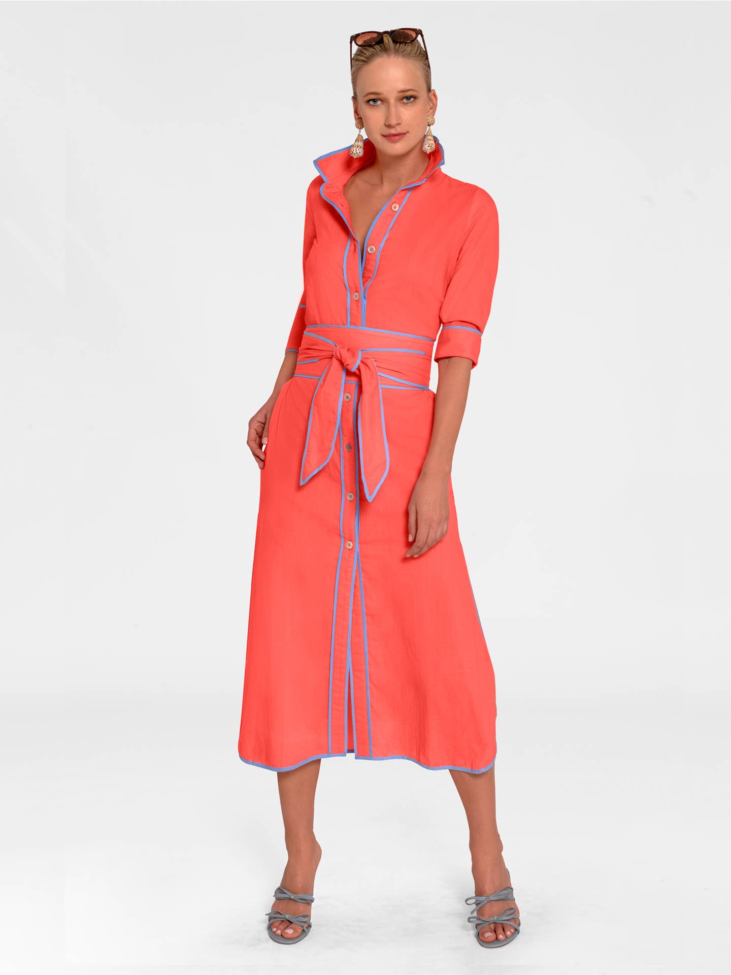 Shirt Tails Long Dress