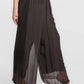 TINA Stephens Italy/Tees By Tina - Roxy Silk Straight Leg Pant (PL212)