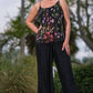 TINA Stephens Italy/Tees By Tina - Roxy Silk Straight Leg Pant (PL212)