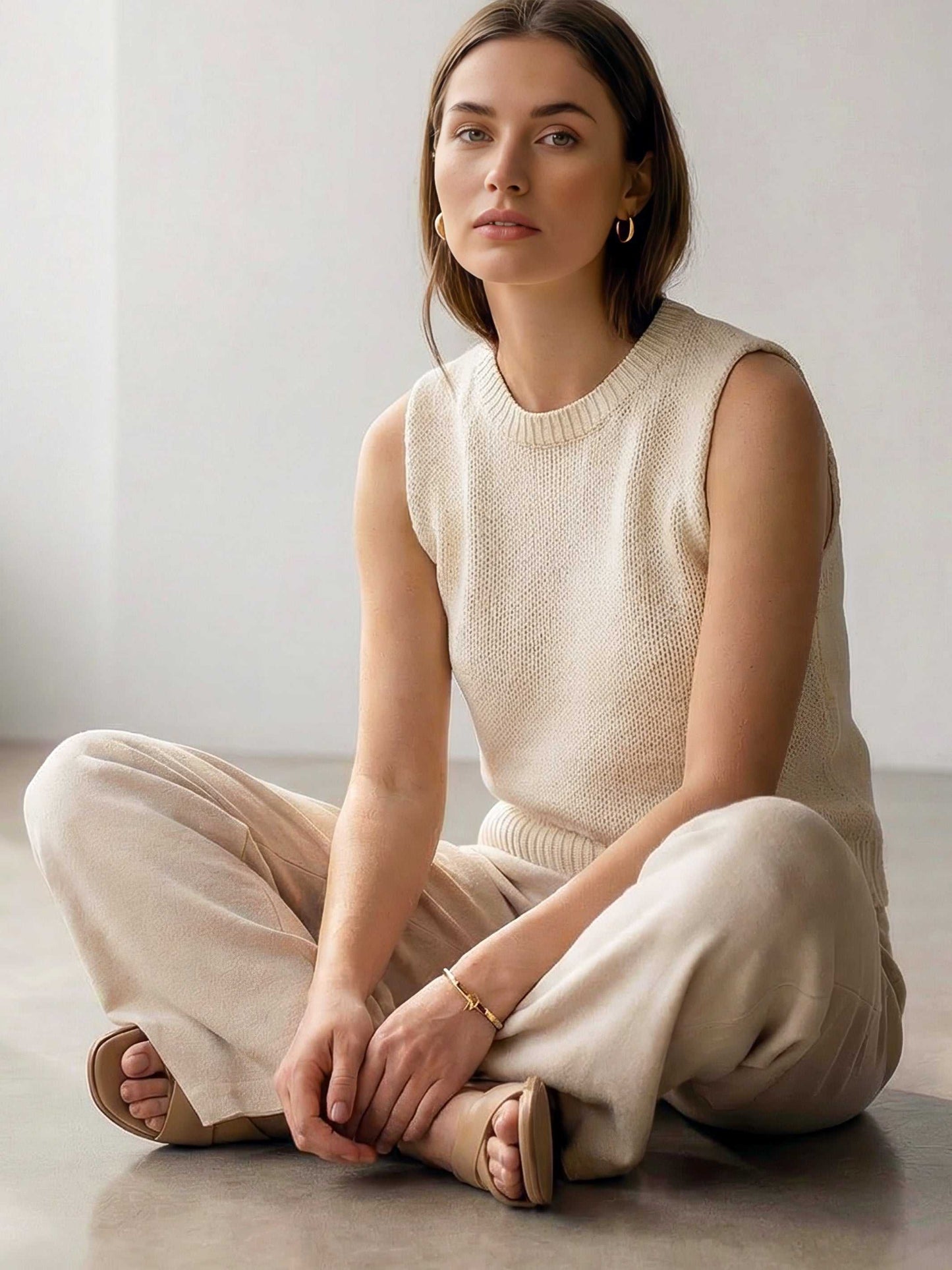 Fifteen Twenty - Kimmy Keyhole Sweater Tank