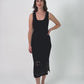 Joseph Ribkoff Cut-out Sheath Midi Dress
