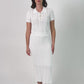 Joseph Ribkoff High-waist Ribbed Midi Skirt